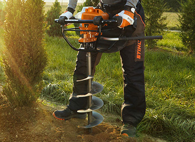 maquinaria de construcción ahoyadoras